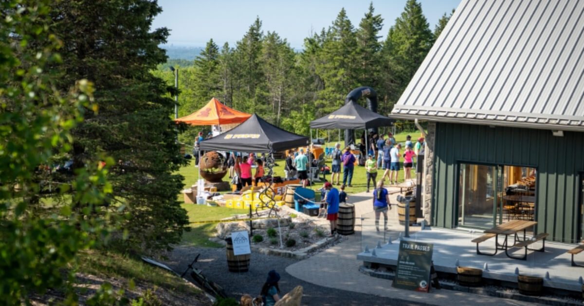 Event tents outside